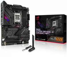 Материнская плата ATX ASUS ROG STRIX B650E-E GAMING WIFI 90MB1BB0-M0EAY0 (AM5, AMD B650, 4*DDR5 (6400), 4*SATA 6G RAID, 4*M.2, 3*PCIE, 2.5Glan, WiFi,